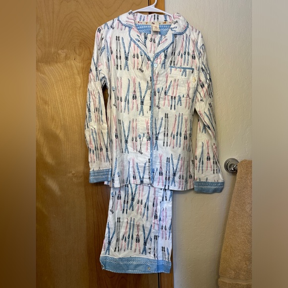 Munki Munki Vintage Ski PJ Set - Picture 1 of 3